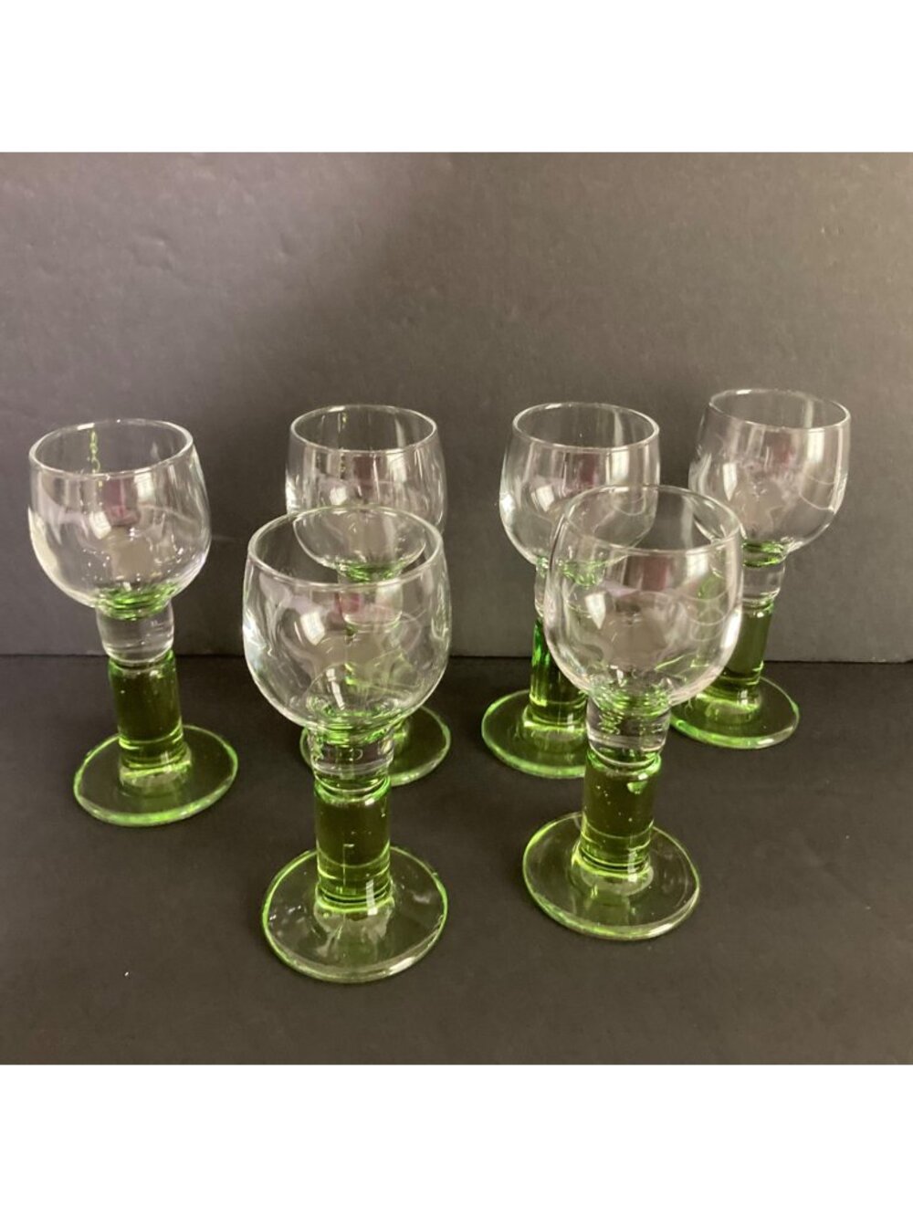 Vintage Italian Bormioli Rocco Limoncino Liquor Cordial Shot Glasses